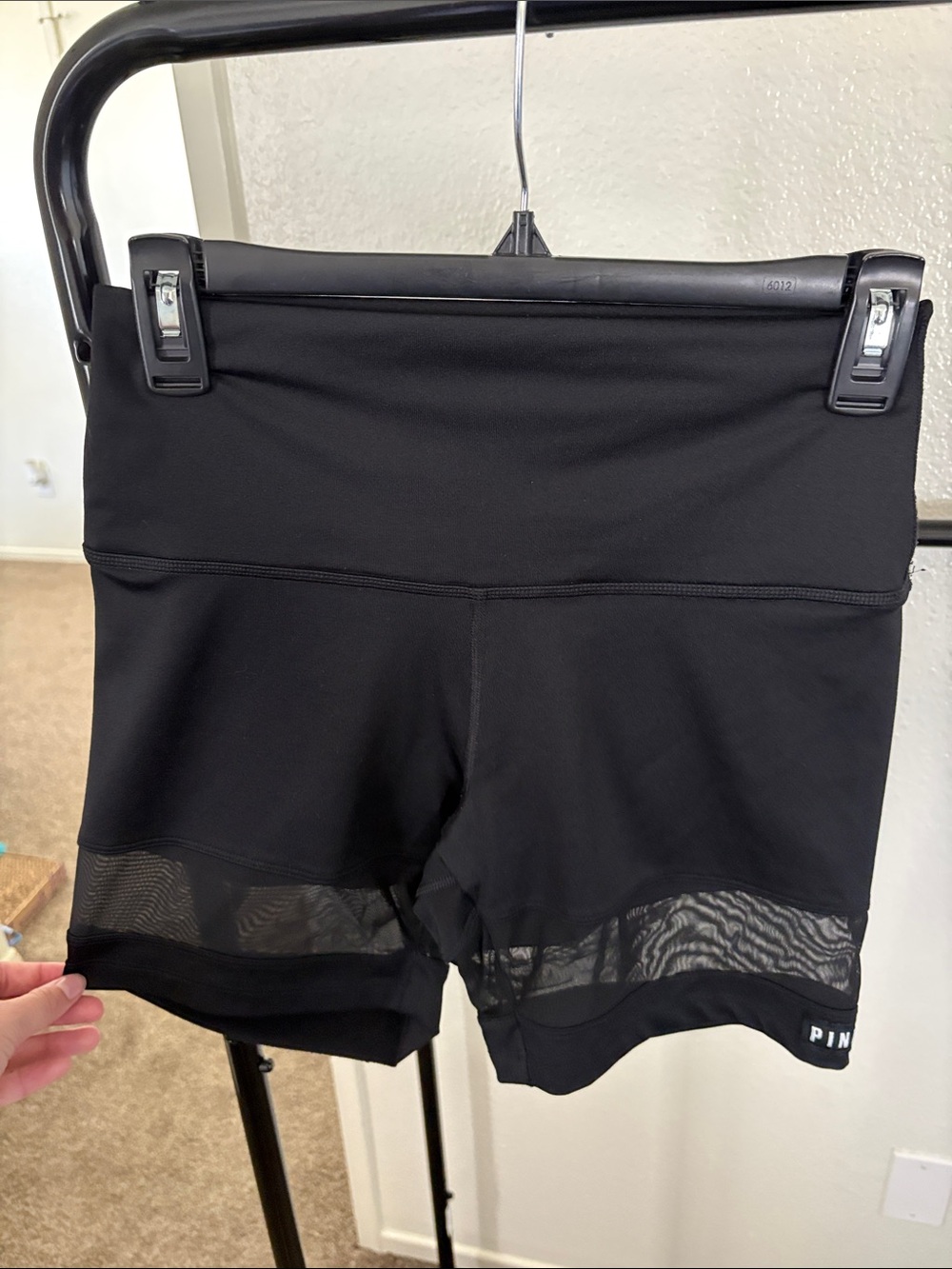 PINK Victoria's Secret Black Bike Shorts